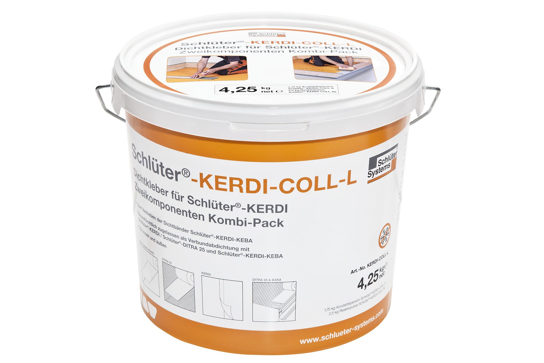 Schlüter KERDI-COLL-L KerdiColl-L 4,25 Kg 2K Dichtkleber 