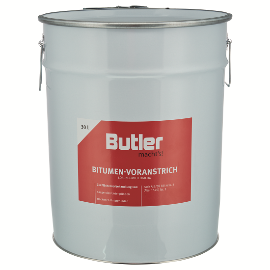 Butler macht´s! Bitumen Voranstrich 30 ltr./Geb.   lösemittelhaltig 